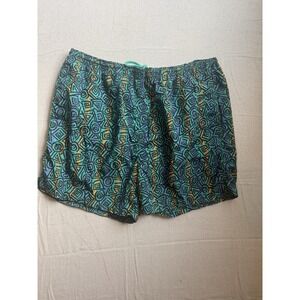 Vintage Drawstring Swim Trunks Mens Large
